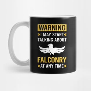 Warning Falconry Falconer Mug